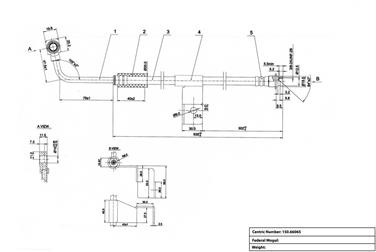 Brake Hydraulic Hose CE 150.66065