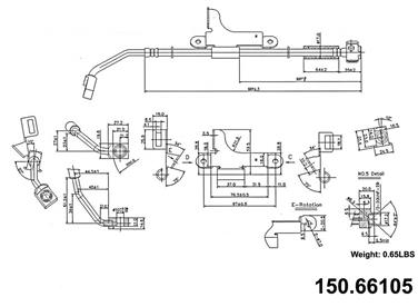 Brake Hydraulic Hose CE 150.66105