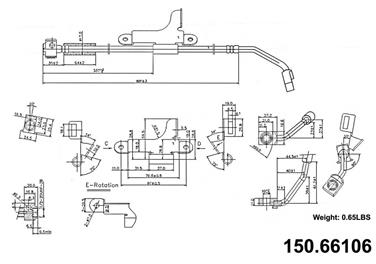 Brake Hydraulic Hose CE 150.66106