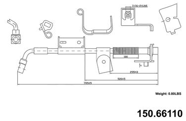 Brake Hydraulic Hose CE 150.66110