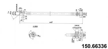 Brake Hydraulic Hose CE 150.66336