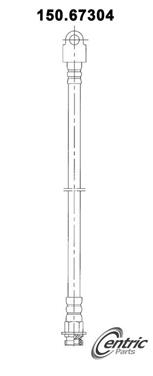 Brake Hydraulic Hose CE 150.67304