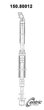 Brake Hydraulic Hose CE 150.80012