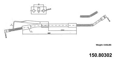 Brake Hydraulic Hose CE 150.80302