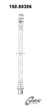 Brake Hydraulic Hose CE 150.80306