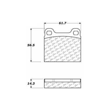 Disc Brake Pad Set CE 300.00310