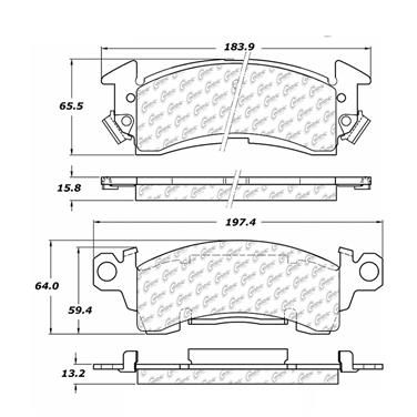 Disc Brake Pad Set CE 300.00520