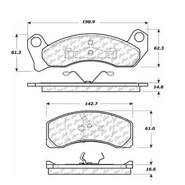 Disc Brake Pad Set CE 300.02000