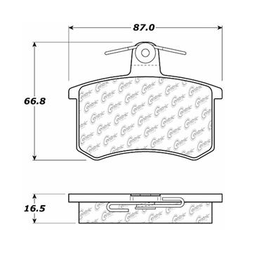 Disc Brake Pad Set CE 300.02280