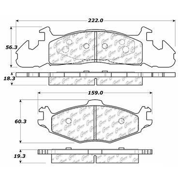 Disc Brake Pad Set CE 300.02590