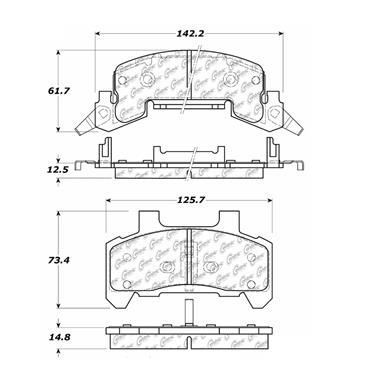 Disc Brake Pad Set CE 300.02890