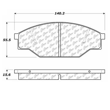 Disc Brake Pad Set CE 300.03030