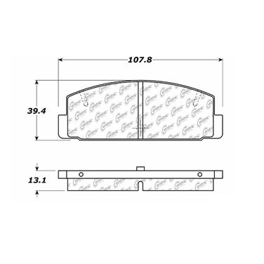 Disc Brake Pad Set CE 300.03320