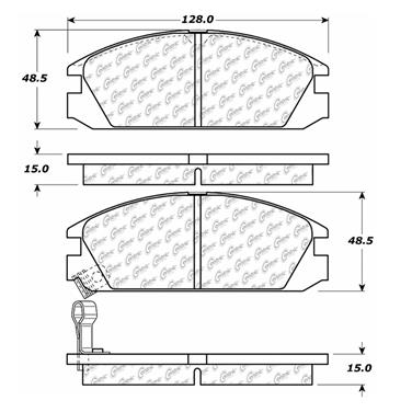 Disc Brake Pad Set CE 300.03340