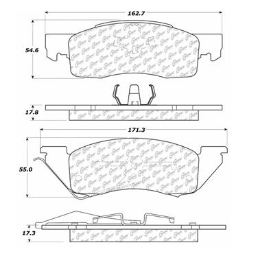 Disc Brake Pad Set CE 300.03440