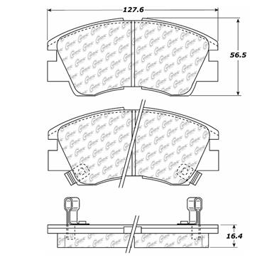 Disc Brake Pad Set CE 300.03490