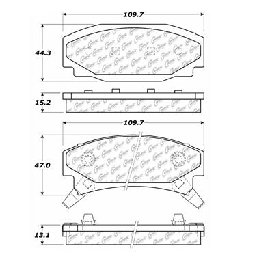 Disc Brake Pad Set CE 300.03540