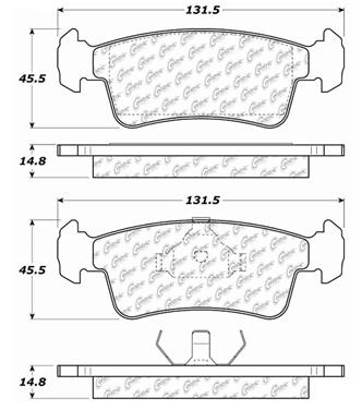 Disc Brake Pad Set CE 300.03590