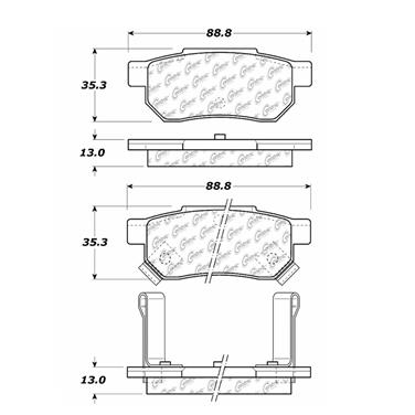 Disc Brake Pad Set CE 300.03740