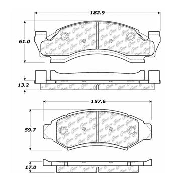 Disc Brake Pad Set CE 300.03750