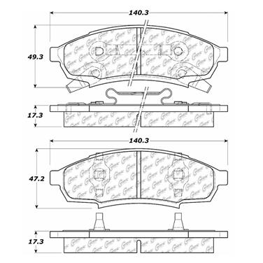 Disc Brake Pad Set CE 300.03760