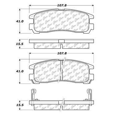 Disc Brake Pad Set CE 300.03830