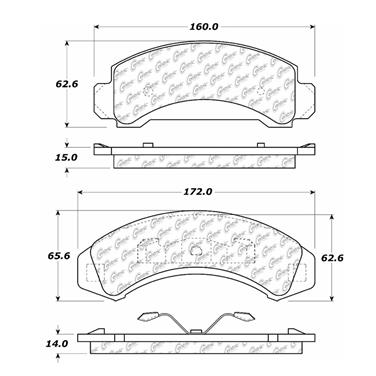 Disc Brake Pad Set CE 300.03870