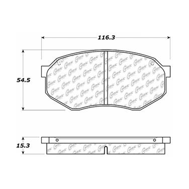 Disc Brake Pad Set CE 300.03890