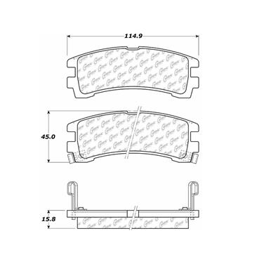 Disc Brake Pad Set CE 300.04010