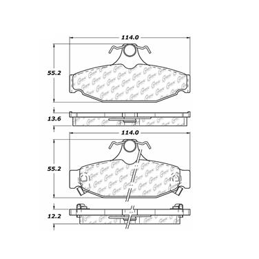 Disc Brake Pad Set CE 300.04130