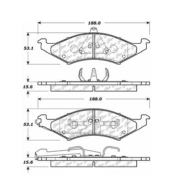 Disc Brake Pad Set CE 300.04210