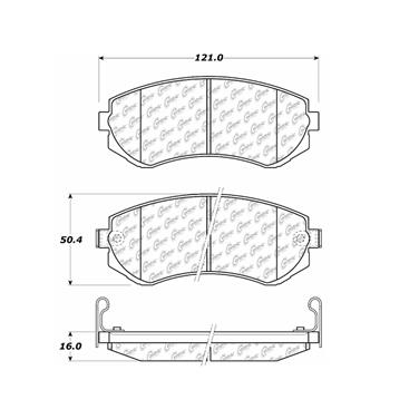 Disc Brake Pad Set CE 300.04220