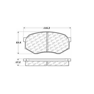 Disc Brake Pad Set CE 300.04330