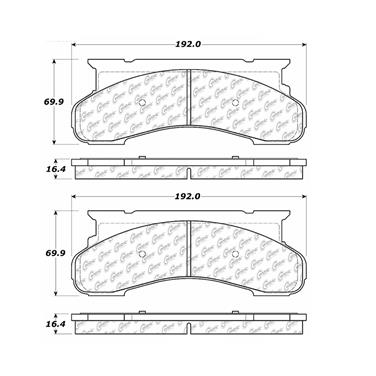 Disc Brake Pad Set CE 300.04500