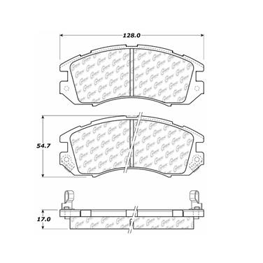 Disc Brake Pad Set CE 300.04700