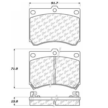 Disc Brake Pad Set CE 300.04730