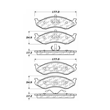 Disc Brake Pad Set CE 300.04770