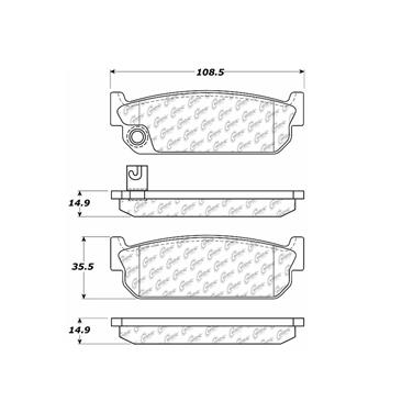 Disc Brake Pad Set CE 300.04810