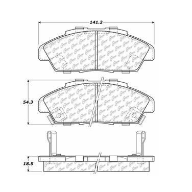 Disc Brake Pad Set CE 300.04960