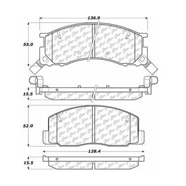 Disc Brake Pad Set CE 300.05000