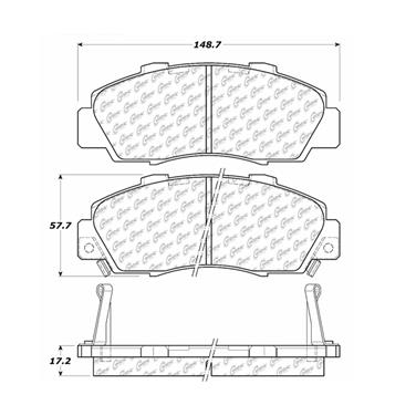 Disc Brake Pad Set CE 300.05030