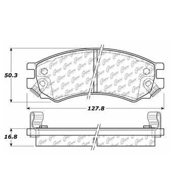 Disc Brake Pad Set CE 300.05070