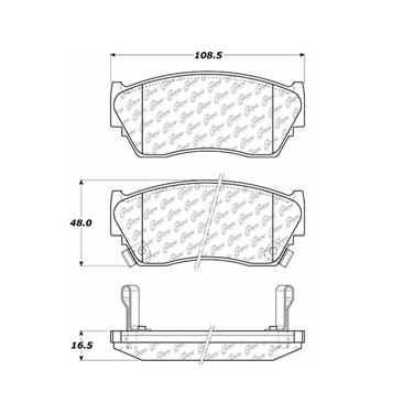 2008 Nissan Tsuru Disc Brake Pad Set CE 300.05100