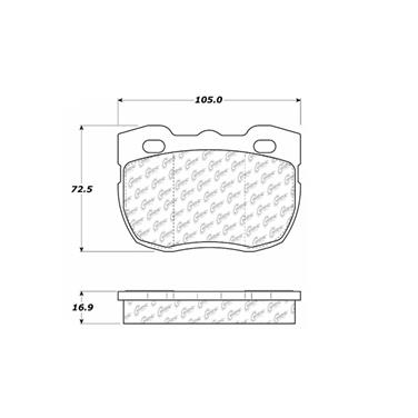 Disc Brake Pad Set CE 300.05201