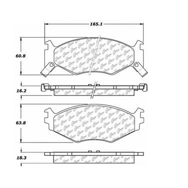 Disc Brake Pad Set CE 300.05220