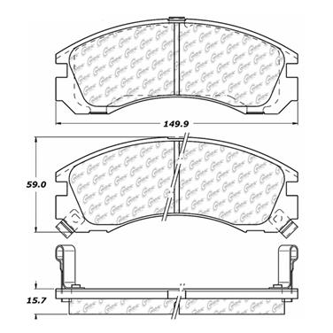 Disc Brake Pad Set CE 300.05300