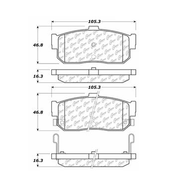 Disc Brake Pad Set CE 300.05400