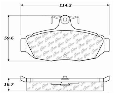 Disc Brake Pad Set CE 300.05450