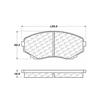 Disc Brake Pad Set CE 300.05510