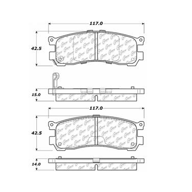 Disc Brake Pad Set CE 300.05530